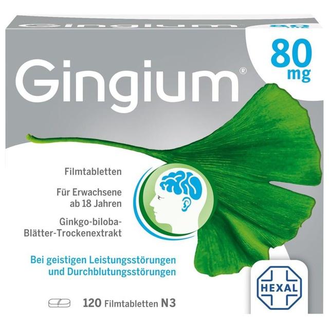 GINGIUM 80 mg Filmtabletten product image