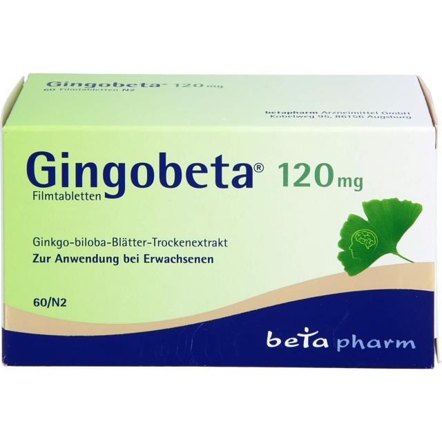 GINGOBETA 120 mg Filmtabletten product image