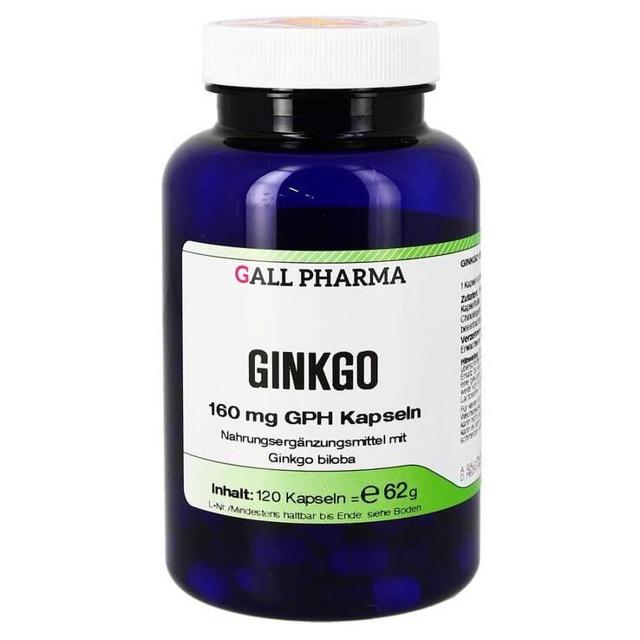 Ginkgo 160 mg GPH Kapseln, 120 St Kapseln product image