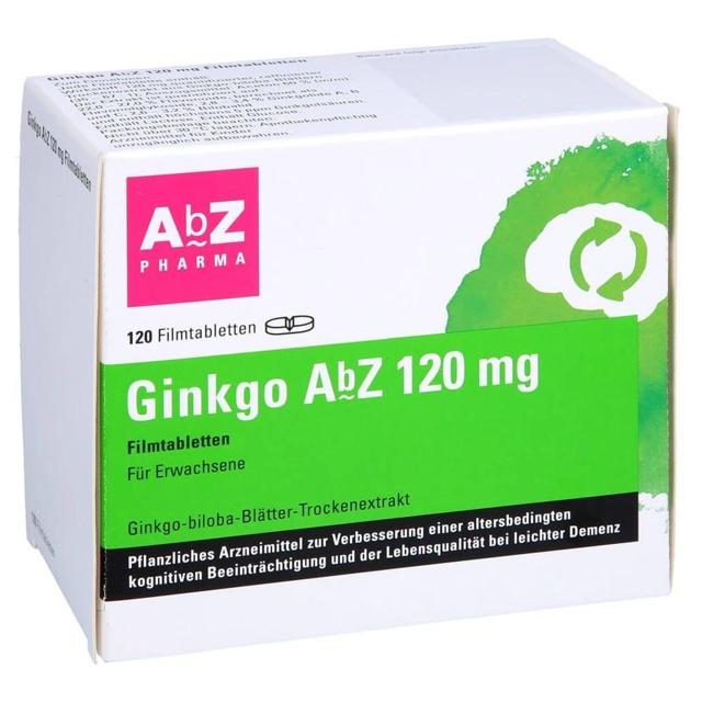 GINKGO AbZ 120 mg Filmtabletten product image