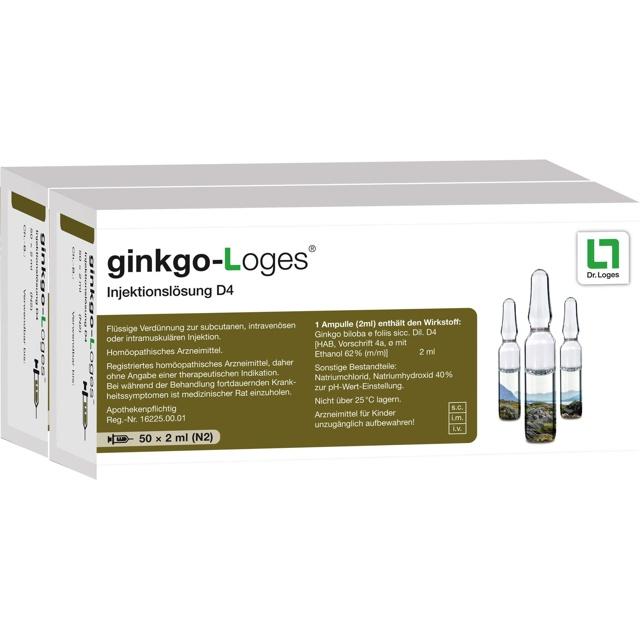 GINKGO-LOGES Injektionslösung D 4 Amp. product image