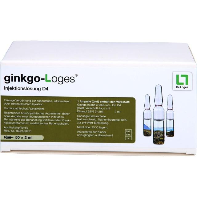 GINKGO-LOGES Injektionslösung D 4 Amp. product image