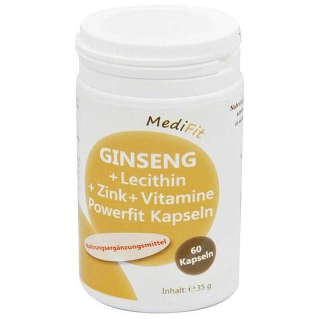 GINSENG+LECITHIN+Zink+Vitamine Powerfit Kapseln product image