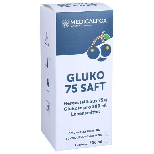GLUKO 75 Saft schwarze Johannisbeere product image