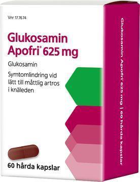 Apofri Glukosamin 625 mg Glukosamin kapsel, 60 st product image