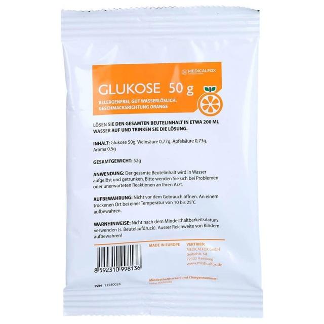 GLUKOSE 50 g Orange Plv.z.Her.e.Lsg.z.Einnehmen product image