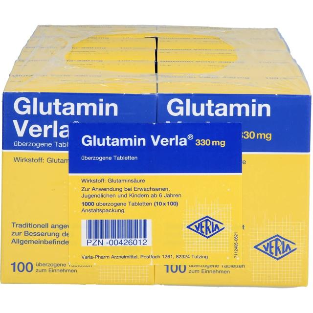GLUTAMIN VERLA überzogene Tabletten product image