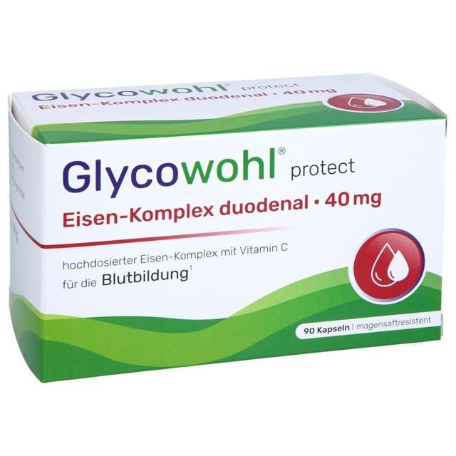 Glycowohl protect Eisen-Komplex duodenal 40 mg 90 St Kapseln product image