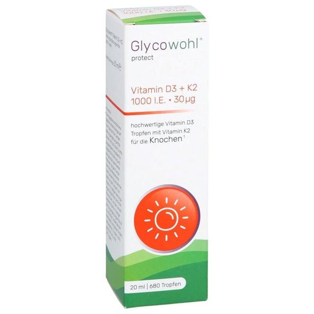 Glycowohl protect Vitamin D3 + K2 20 ml Tropfen product image