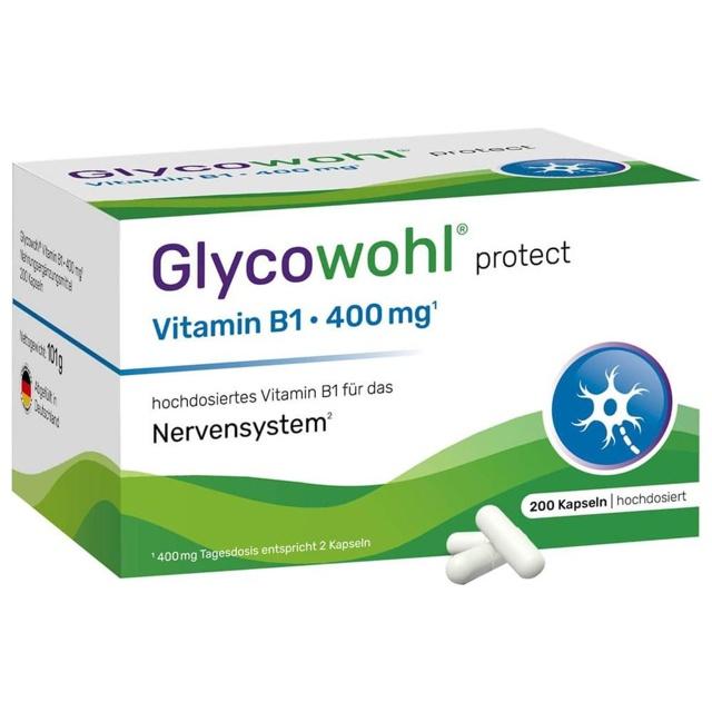 GLYCOWOHL Vitamin B1 Thiamin 400 mg hochdos.Kaps. product image