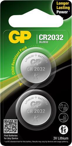 GP Lithium batteri CR2032, 2 st product image