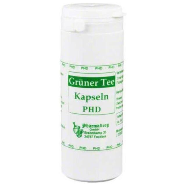 Grüner Tee Kapseln PHD, 90 St Kapseln product image