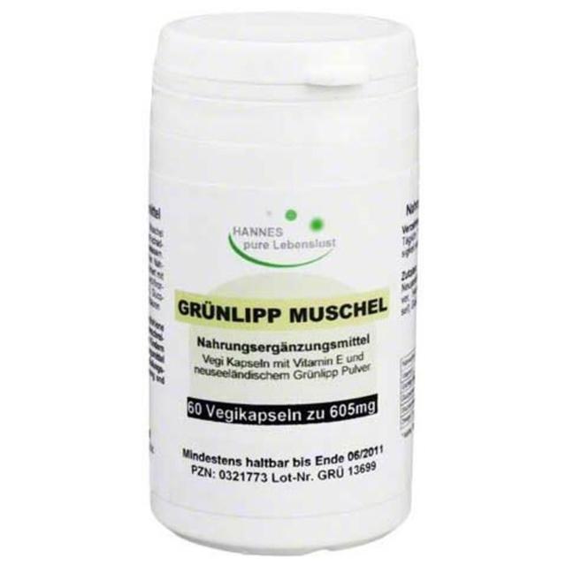 Grünlipp Muschel Kapseln, 60 St Kapseln product image