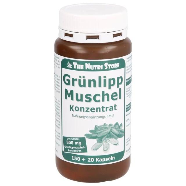 GRÜNLIPPMUSCHEL 500 mg Konzentrat Kapseln product image