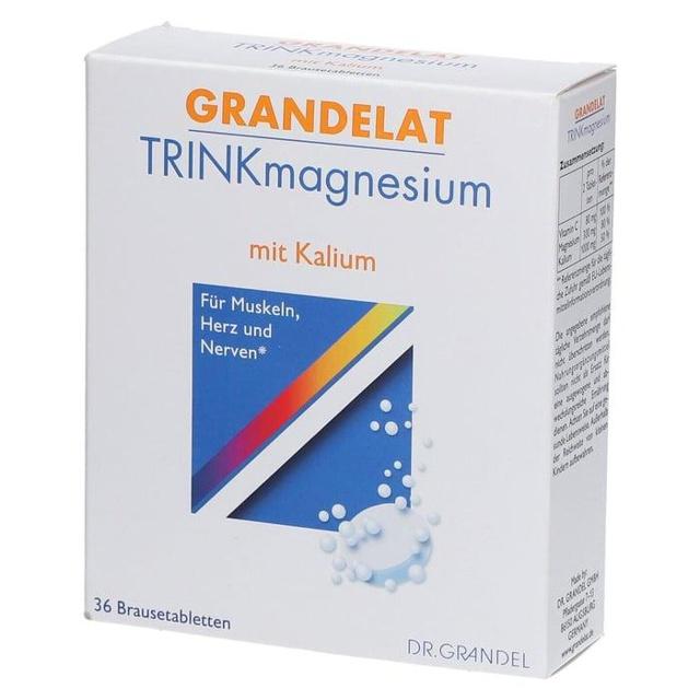 Grandelat Trinkmagnesium Brausetabletten, 3X12 St Brausetabletten product image