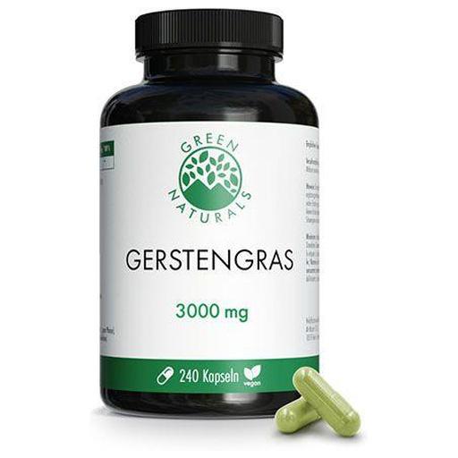 GREEN NATURALS Gerstengras 3000 mg vegan Kapseln product image