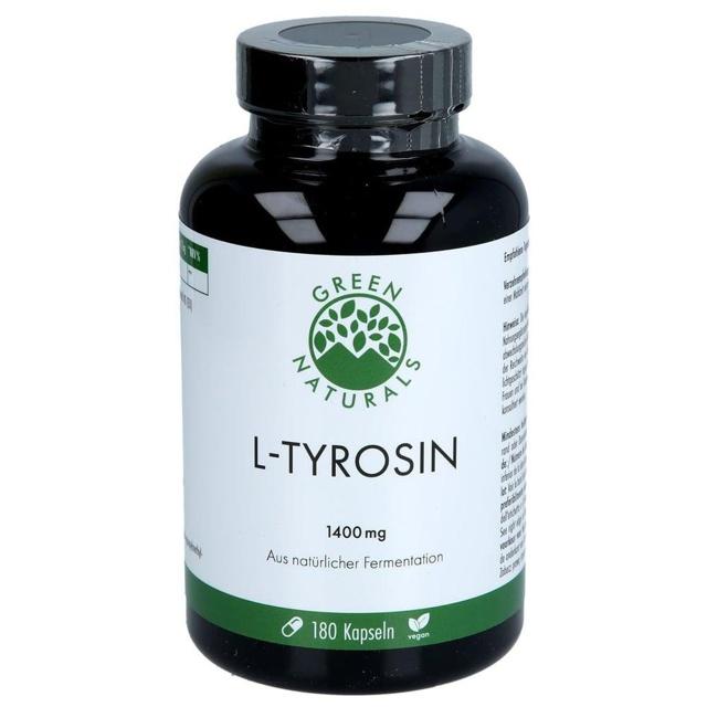 GREEN-NATURALS-L-Tyrosin-1400mg-vegan-hochdos-Kps product image