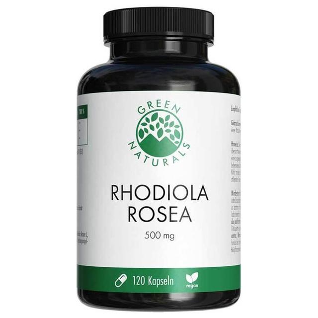 Green Naturals Rhodiola Rosea 500 mg hochdos.Kapseln, 120 St Kapseln product image