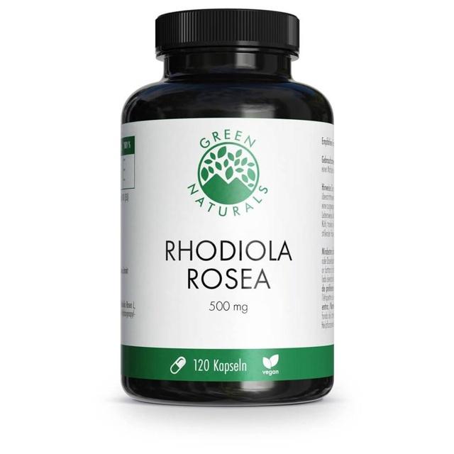 GREEN NATURALS RHODIOLA ROSEA 500 mg 120 St Kapseln product image