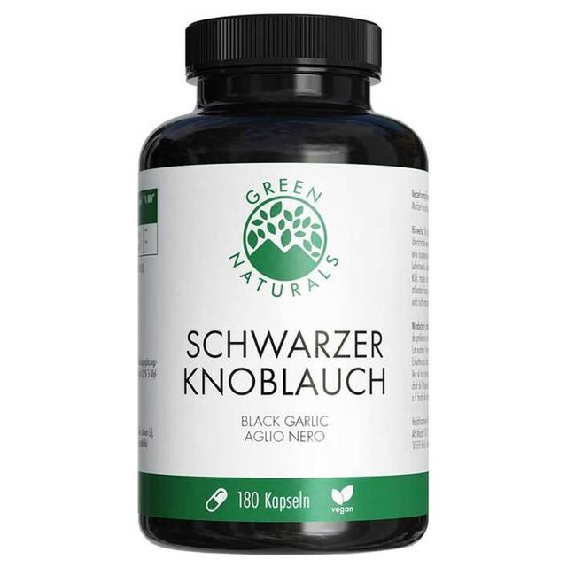 GREEN NATURALS SCHWARZER KNOBLAUCH 600 mg 180 St Kapseln product image