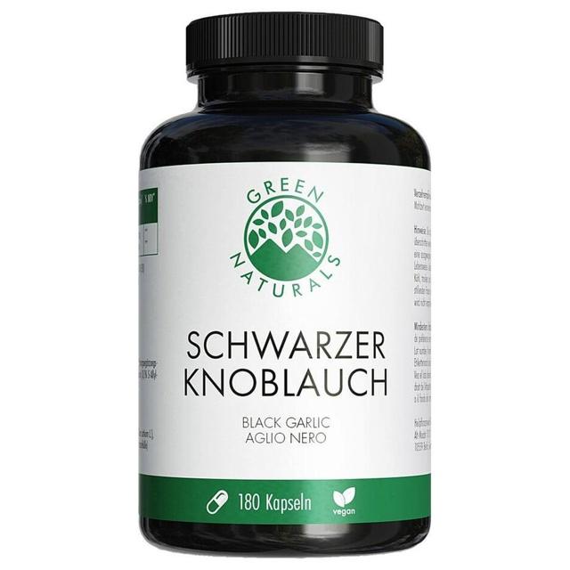 GREEN NATURALS SCHWARZER KNOBLAUCH 750 mg 180 St Kapseln product image