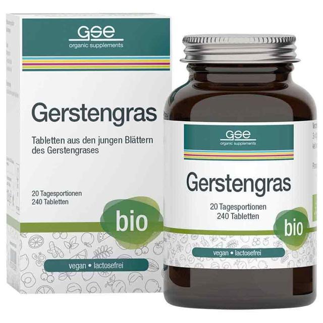 GSE Gerstengras 500 mg kontrolliert biologisch Tab product image
