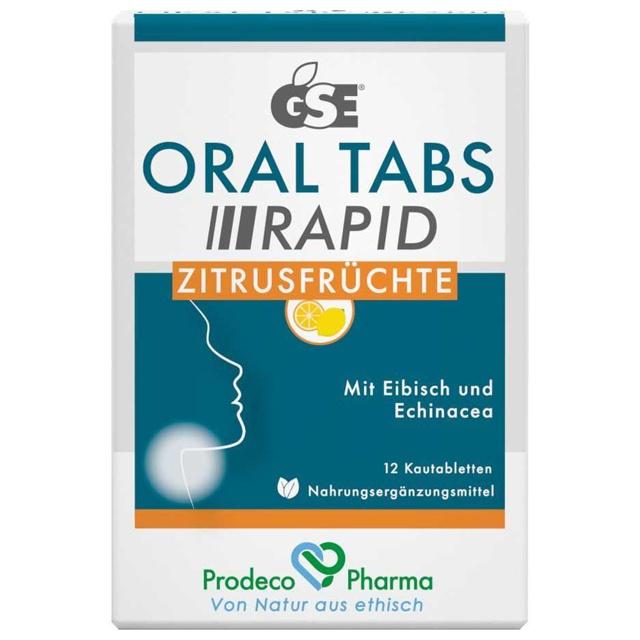 GSE Oral Tabs Rapid Zitrusfrüchte Kautabletten product image