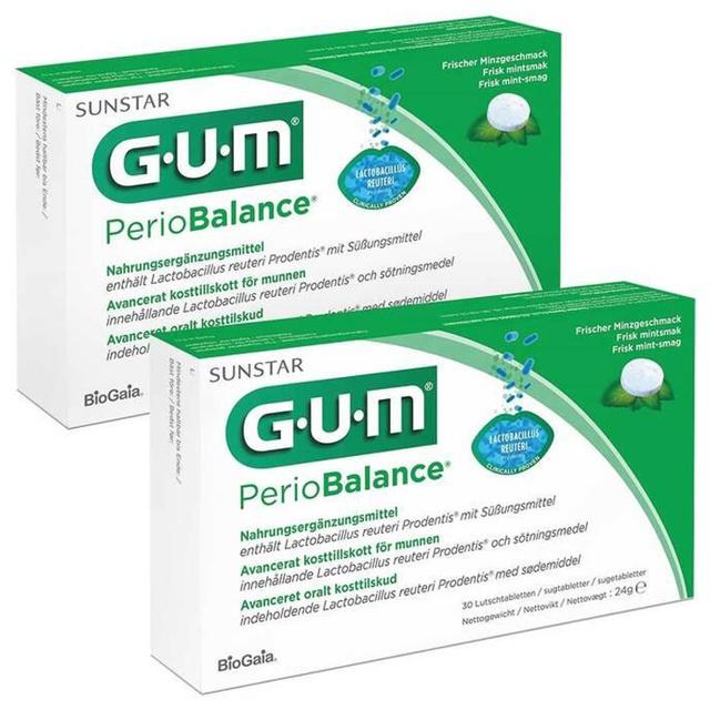GUM Periobalance Lutschtabletten, 2x30 St Lutschtabletten product image