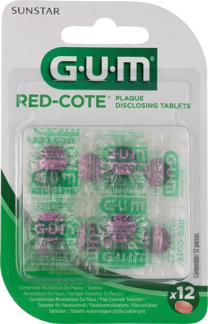 GUM Red-Cote Infärgningstabletter 12 st product image