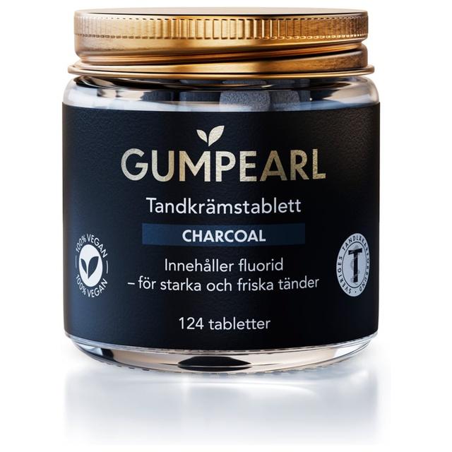 Gumpearl Charcoal Tandkrämstablett 124 st product image