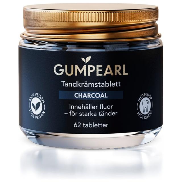 Gumpearl Charcoal Tandkrämstablett 62 st product image