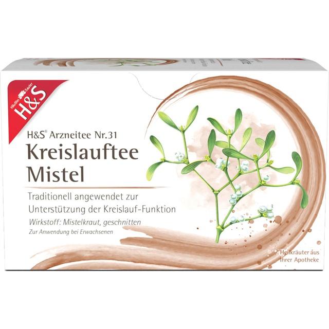 H&S Kreislauftee Mistel Filterbeutel product image