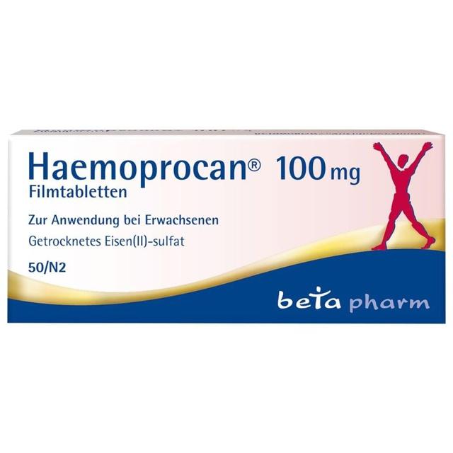 HAEMOPROCAN 100 mg Filmtabletten product image