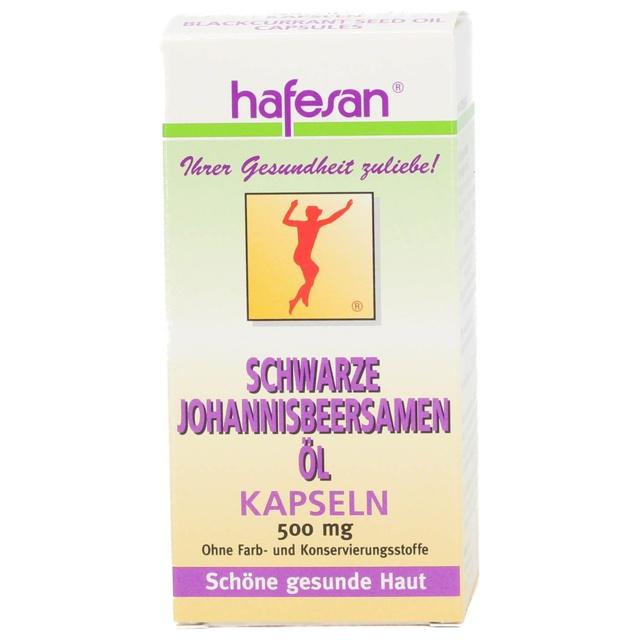 HAFESAN schwarze Johannisbeersamen Öl 500 mg Kaps. product image