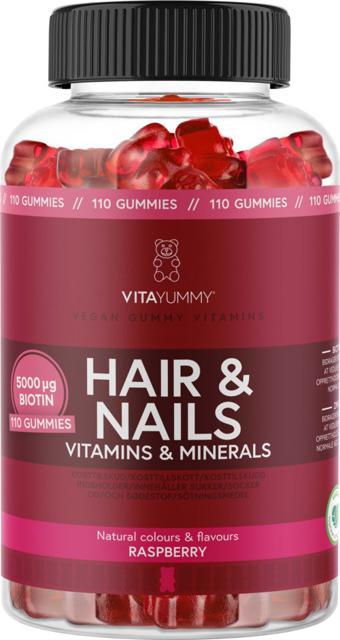 Hair & Nails Vitamins Hallon 110 st Gummies product image