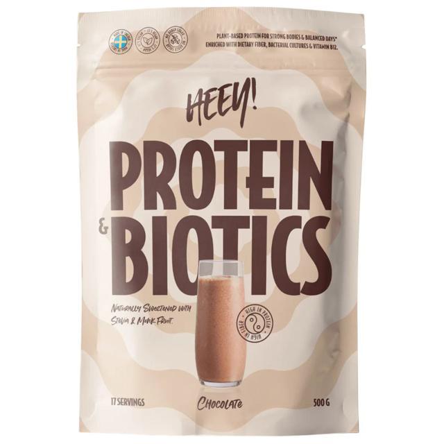 Heey! Protein & Biotics Chocolate 500 g product image