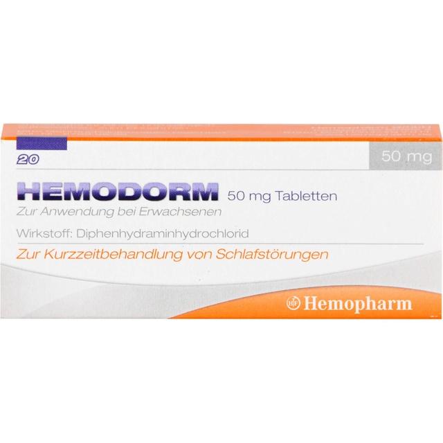 HEMODORM 50 mg Einschlaftabletten product image