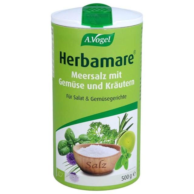 HERBAMARE Meersalz mit Gemüse und Kräutern A.Vogel, 500 g Salz product image