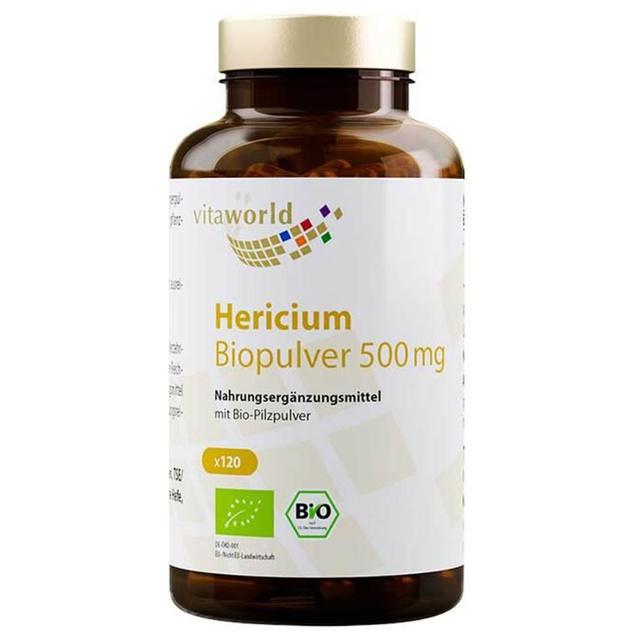 Hericium Biopulver 500 mg Kapseln, 120 St Kapseln product image