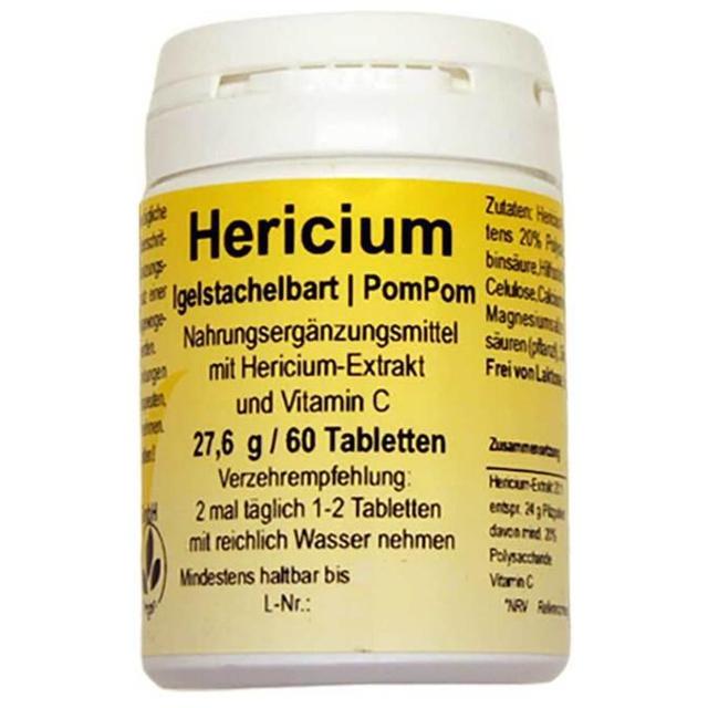 Hericium Igelstachelbart Tabletten, 60 St Tabletten product image