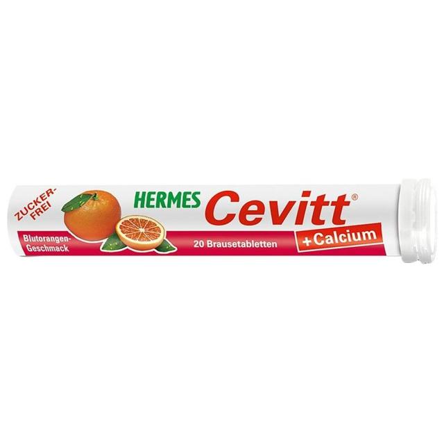 HERMES Cevitt+Calcium Blutorange Brausetabletten product image