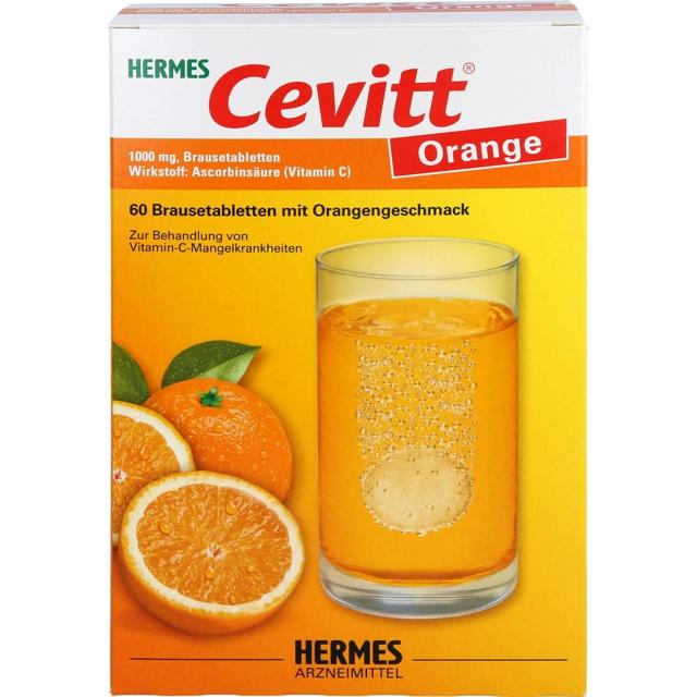 Hermes Cevitt Orange Brausetabletten, 60 St Brausetabletten product image