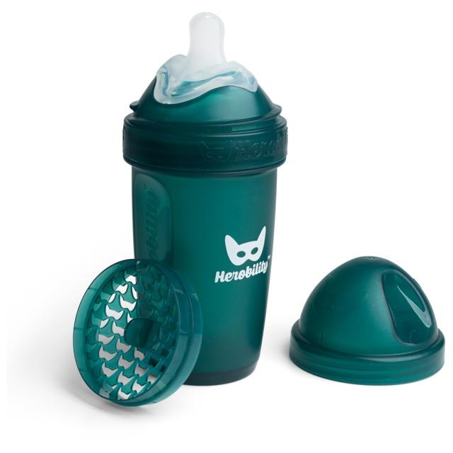 Herobility Baby Bottle Dark Green 240 ml product image