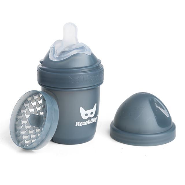 Herobility Baby Bottle 140ml - Iron Blue, 1 st product image