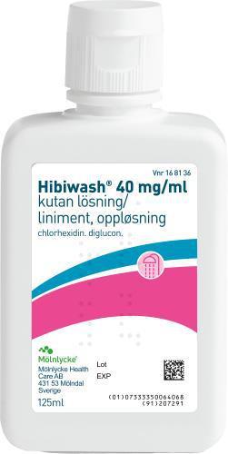 Hibiwash, kutan lösning 40 mg/ml, 125 ml product image