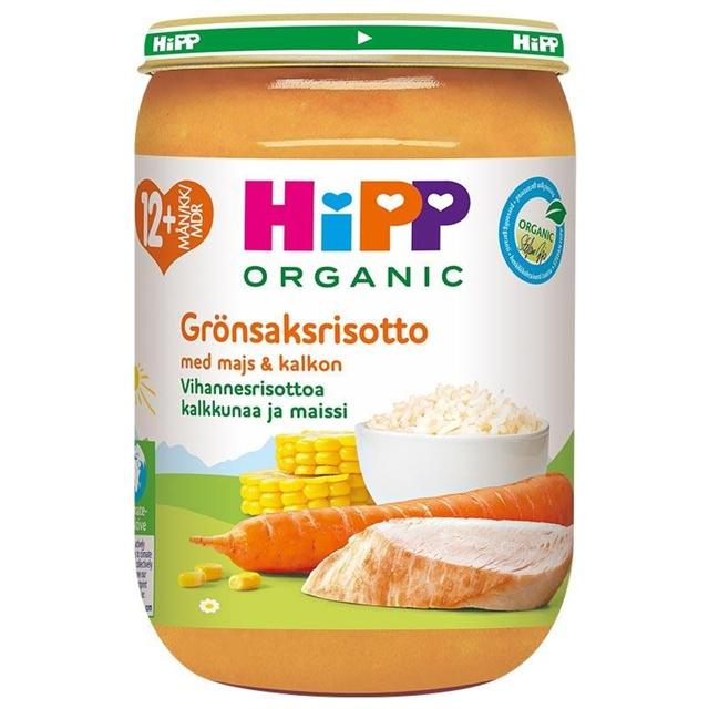 HiPP Grönsaksrisotto med majs och kalkon 220g product image