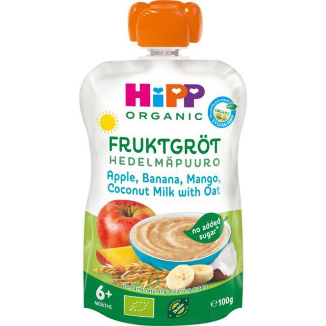 HiPP Klämmis Gröt Äpple Banan & Mango 100g product image