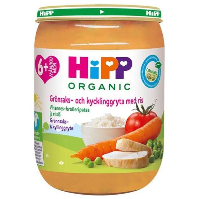 HiPP Grönsaks- och kycklinggryta med Ris 6M 190 g product image