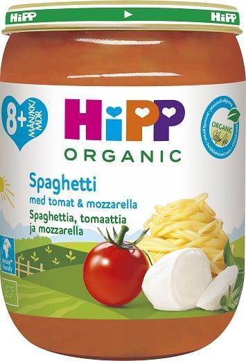 HiPP Spaghetti,Tomat&Mozzarell 8m 190g product image