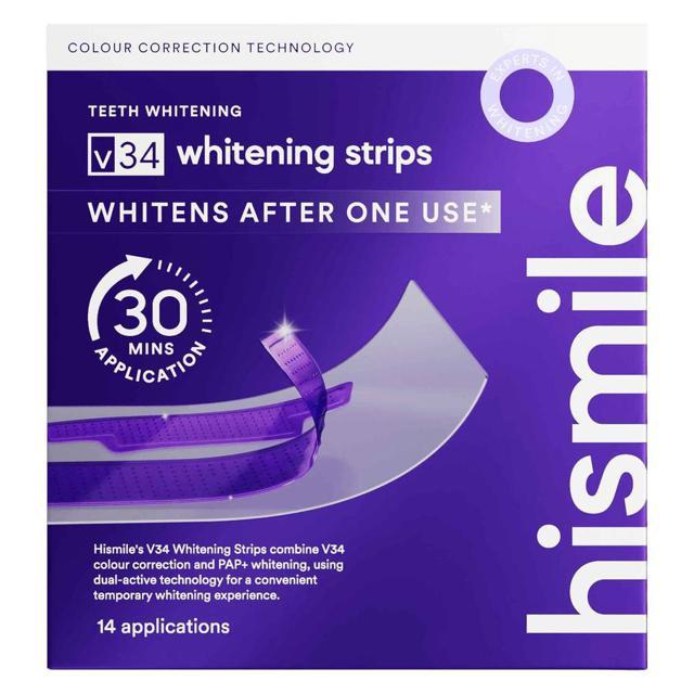 Hismile V34 Teeth Whitening Strips 14 pcs product image